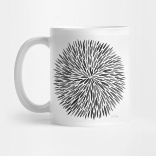 Grey Water Color Burst Mug